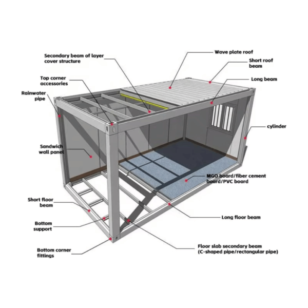 20ft Expandable Container House 2